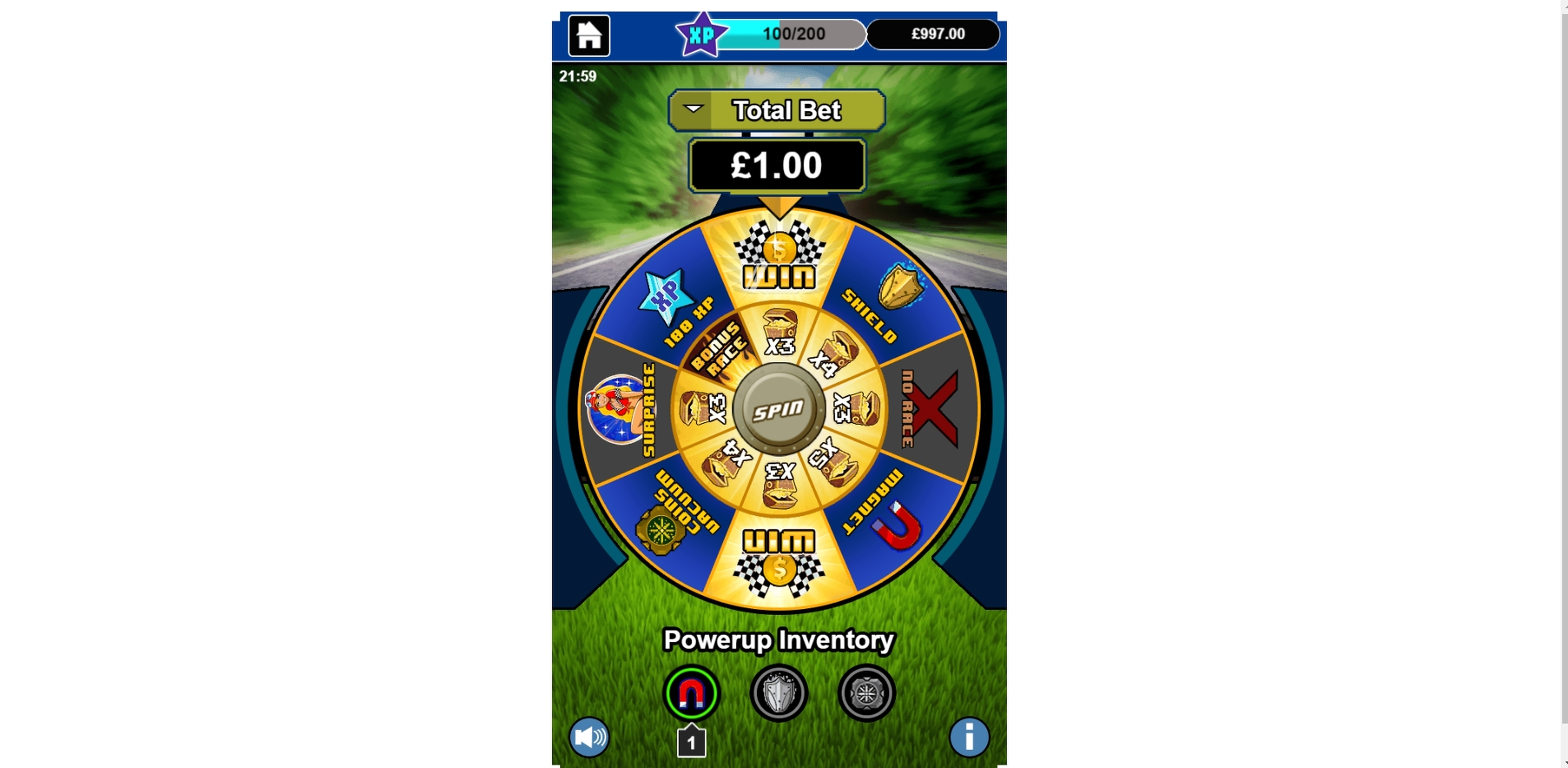 Reels in Mega Money Rush Slot Game by Skillzzgaming