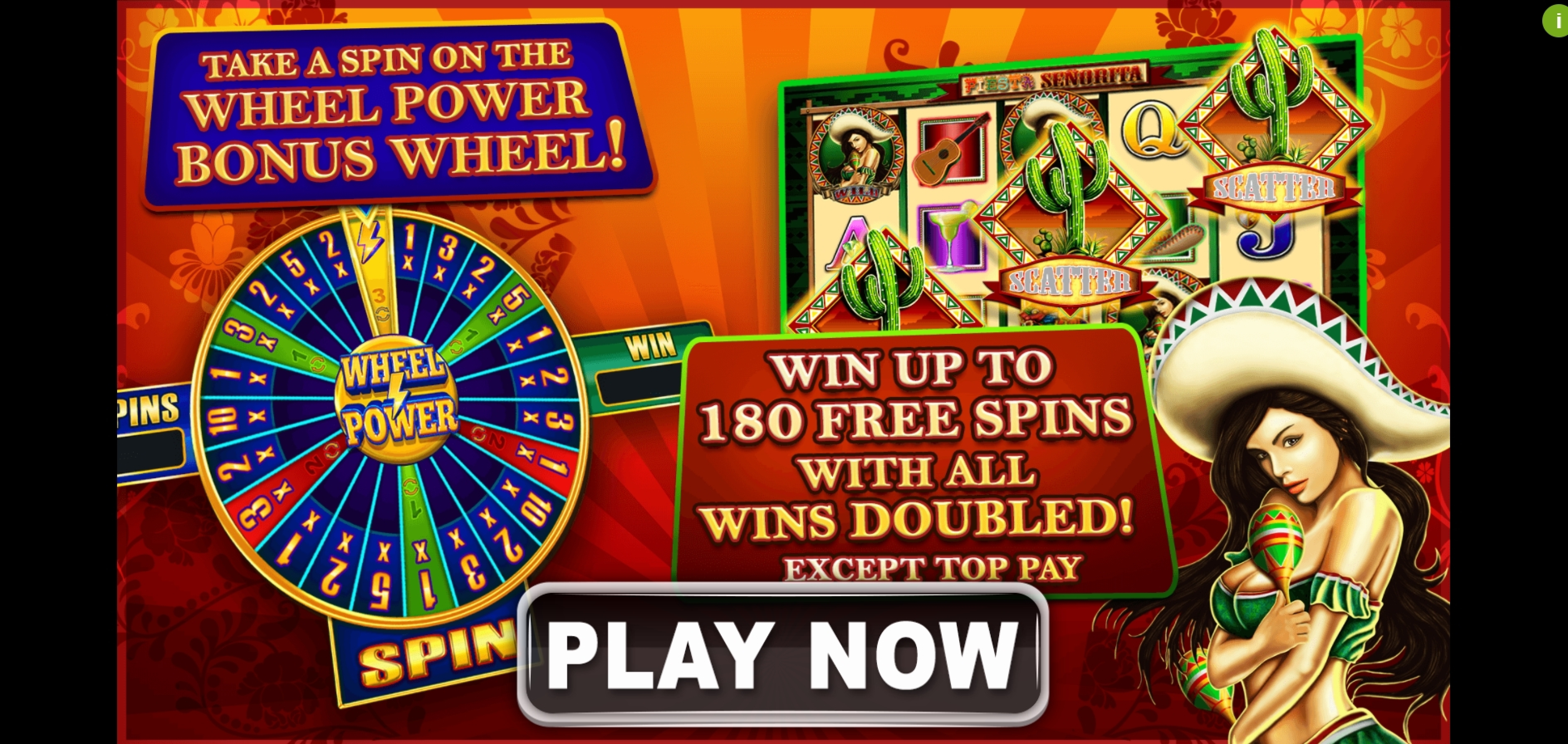 Play Fiesta Senorita Free Casino Slot Game by Spin Games