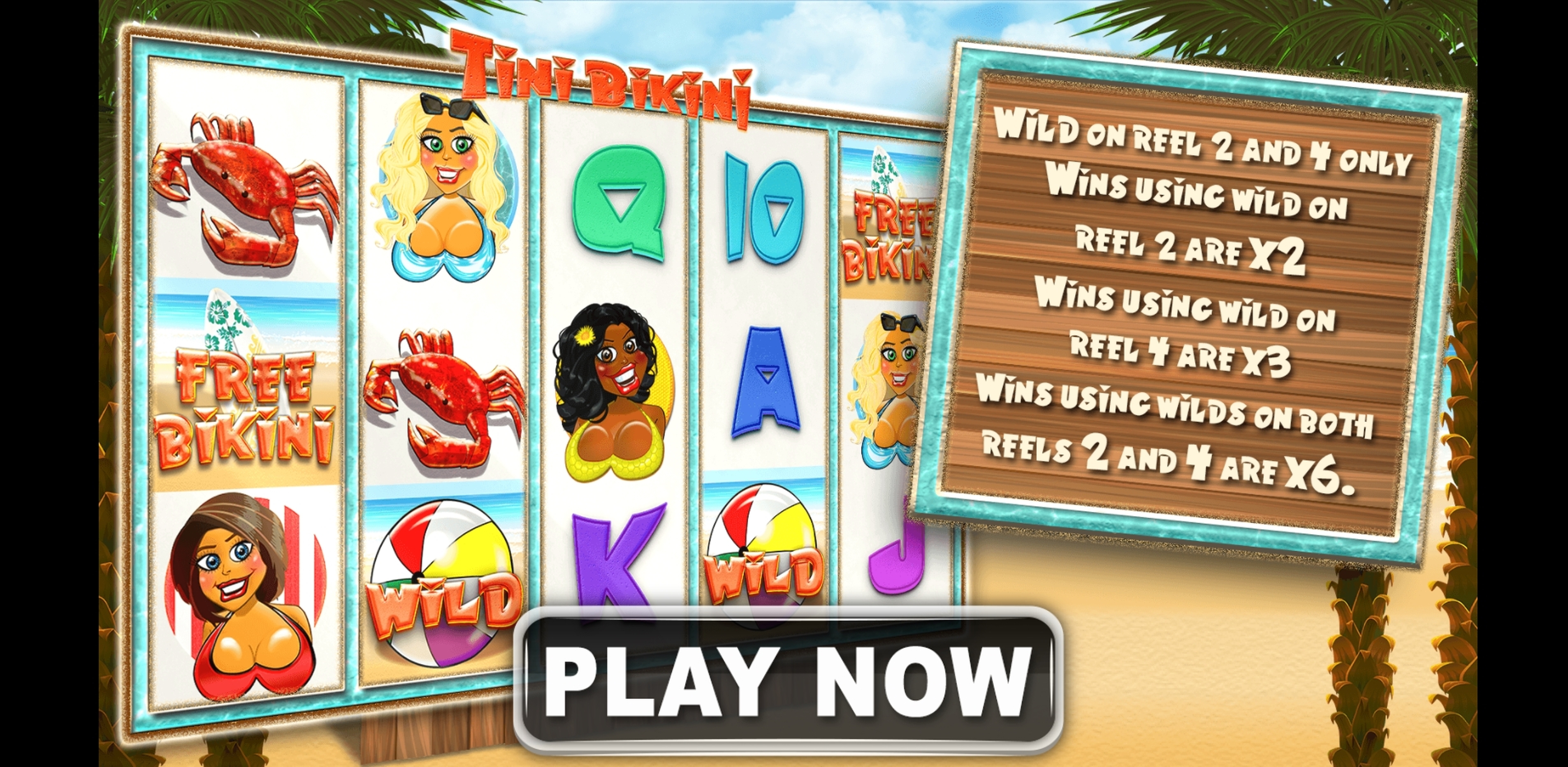 Play Tini Bikini Free Casino Slot Game by Spin Games