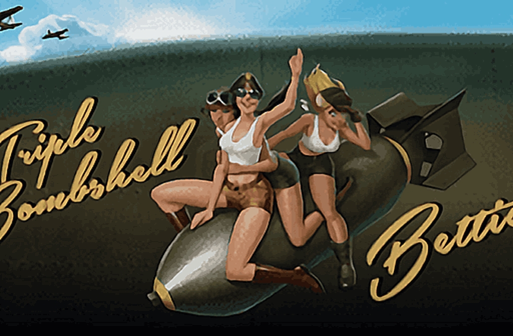 The Triple Bombshell Betties Online Slot Demo Game by Spin Games