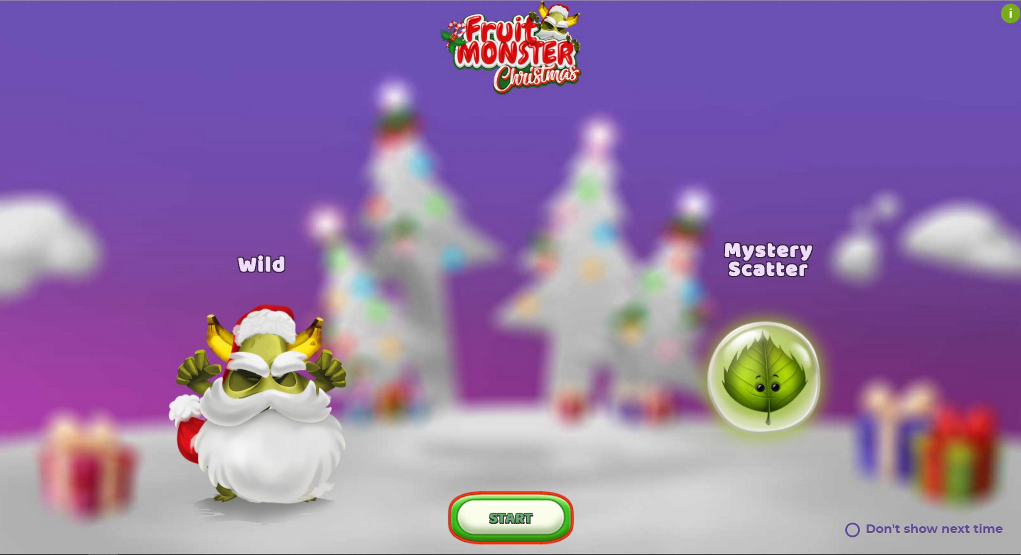 Play Fruit Monster Christmas Free Casino Slot Game by Spinmatic