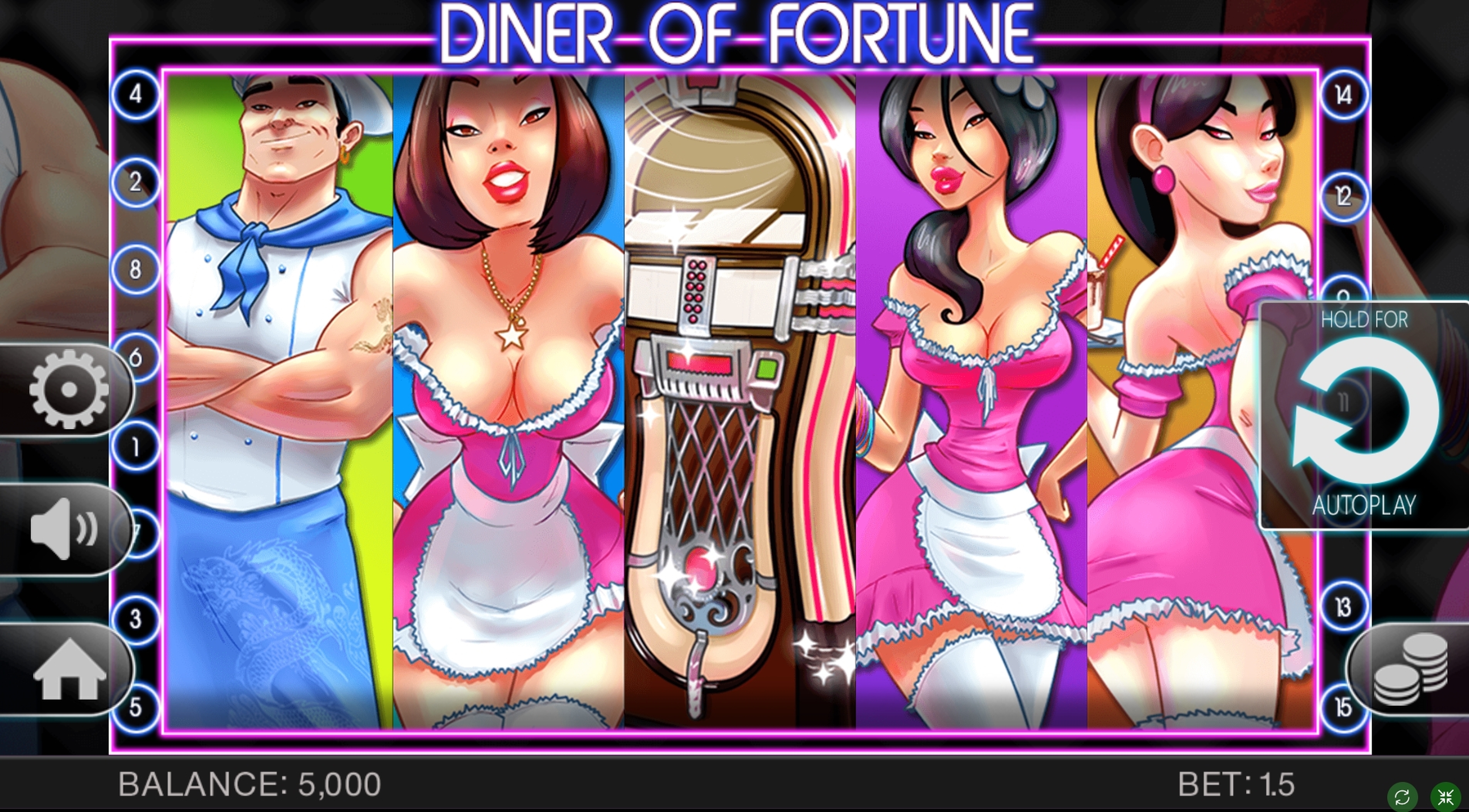 Reels in Diner of Fortune Slot Game by Spinomenal