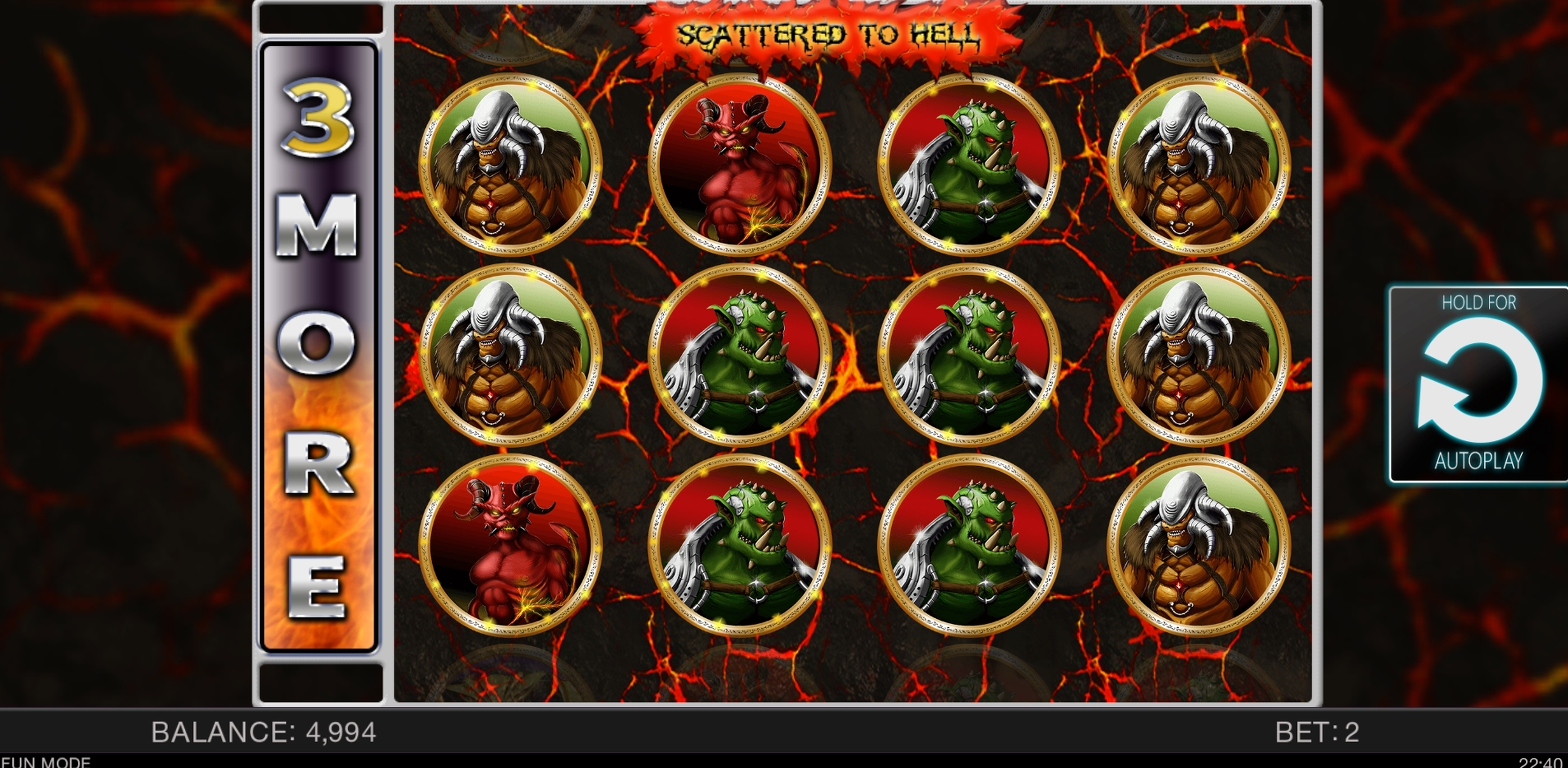 Win Money in Scattered to hell Free Slot Game by Spinomenal