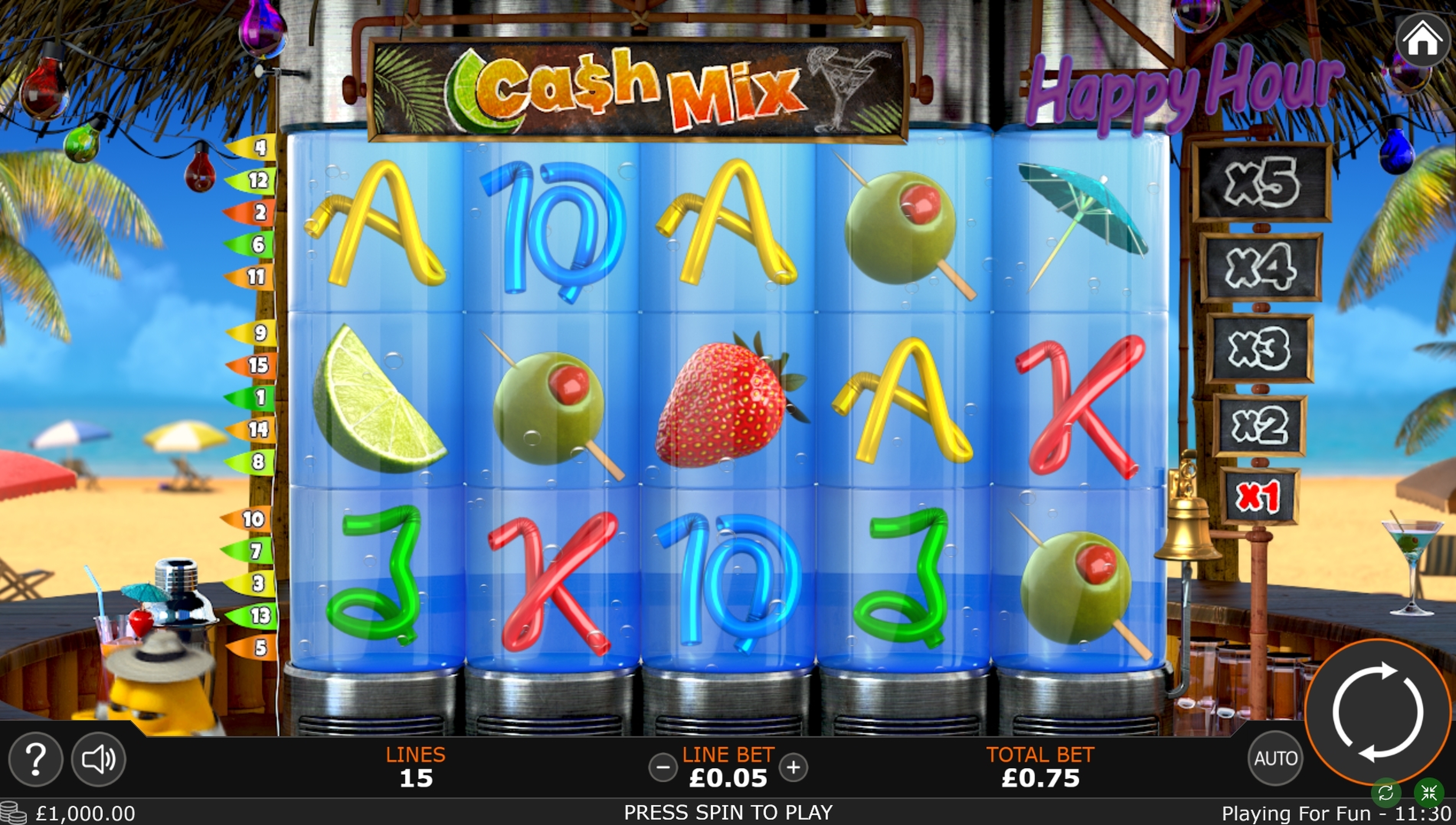 Reels in Cash Mix Slot Game by SUNfox Games