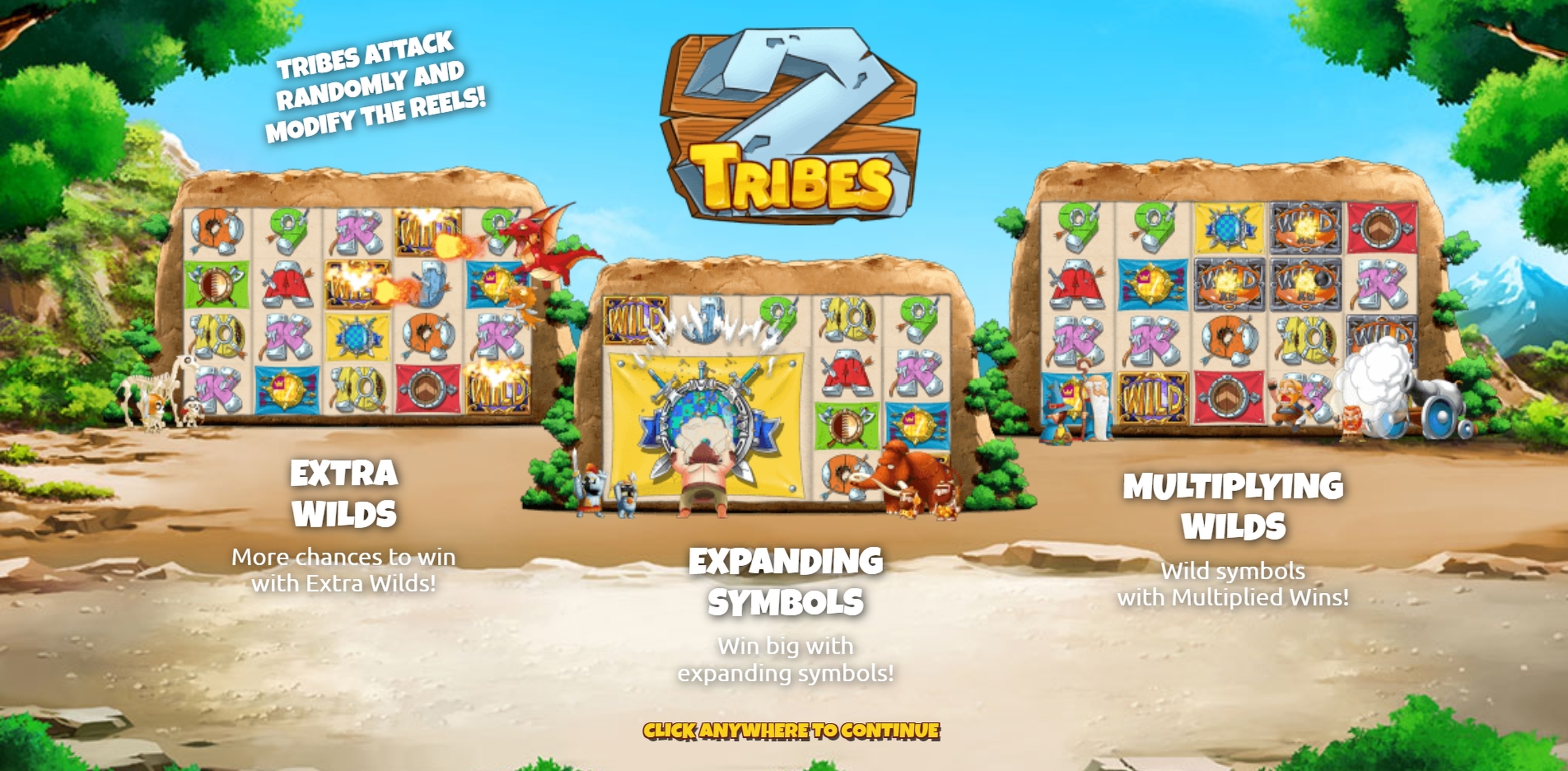 Play Two Tribes Free Casino Slot Game by The Games Company