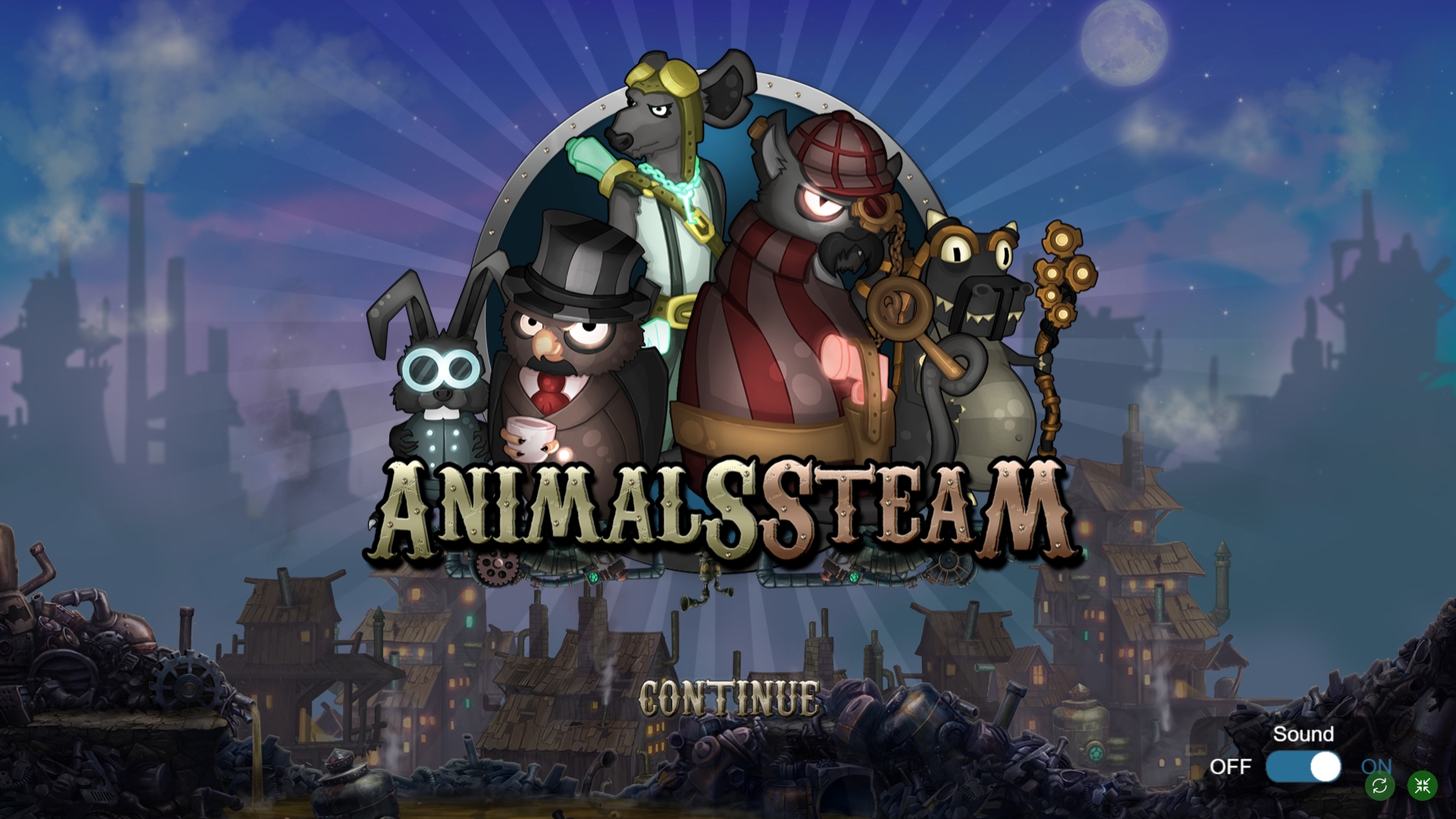 Play Animals Steam Free Casino Slot Game by Thunderspin