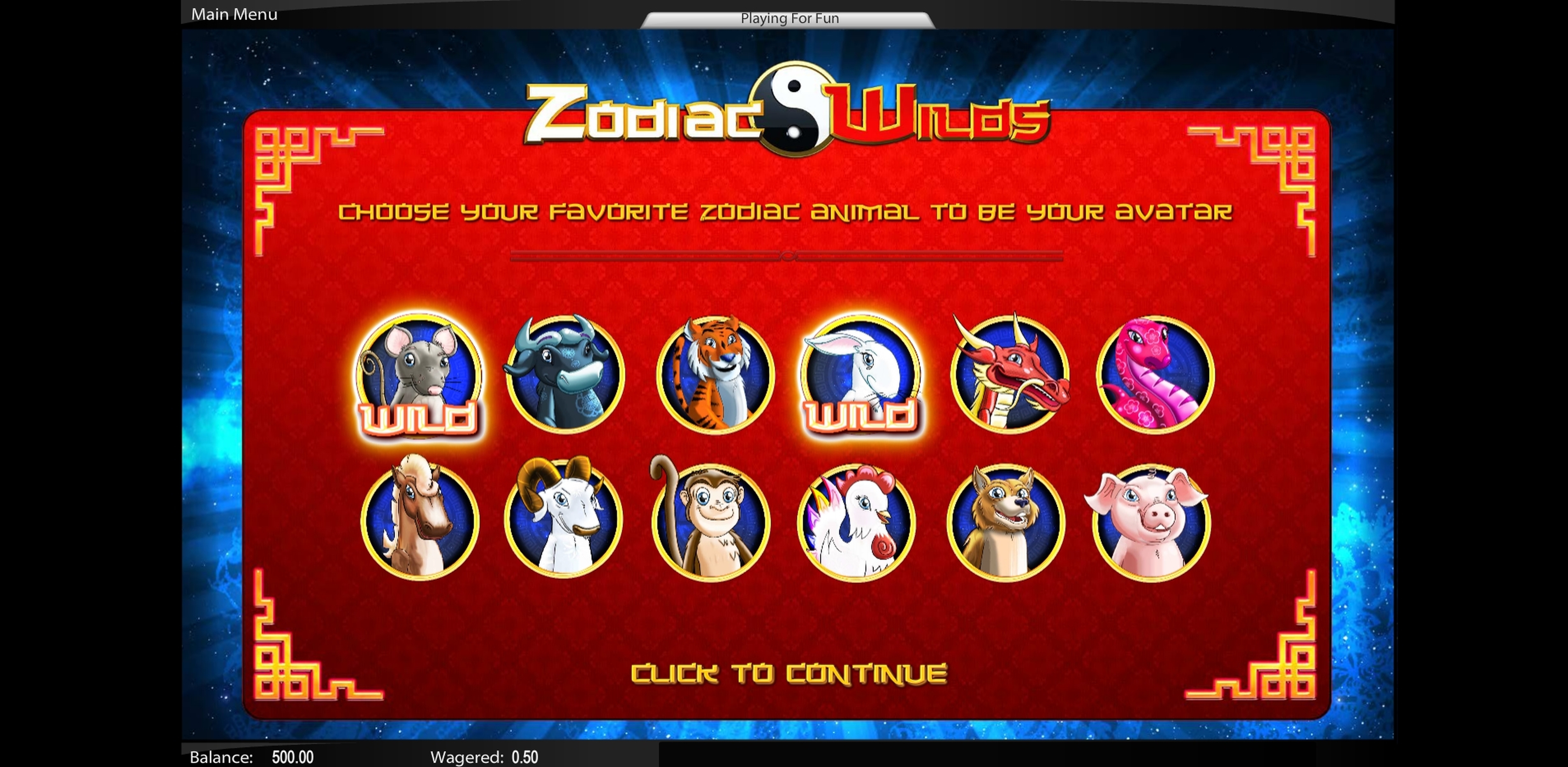 Zodiac Wilds demo
