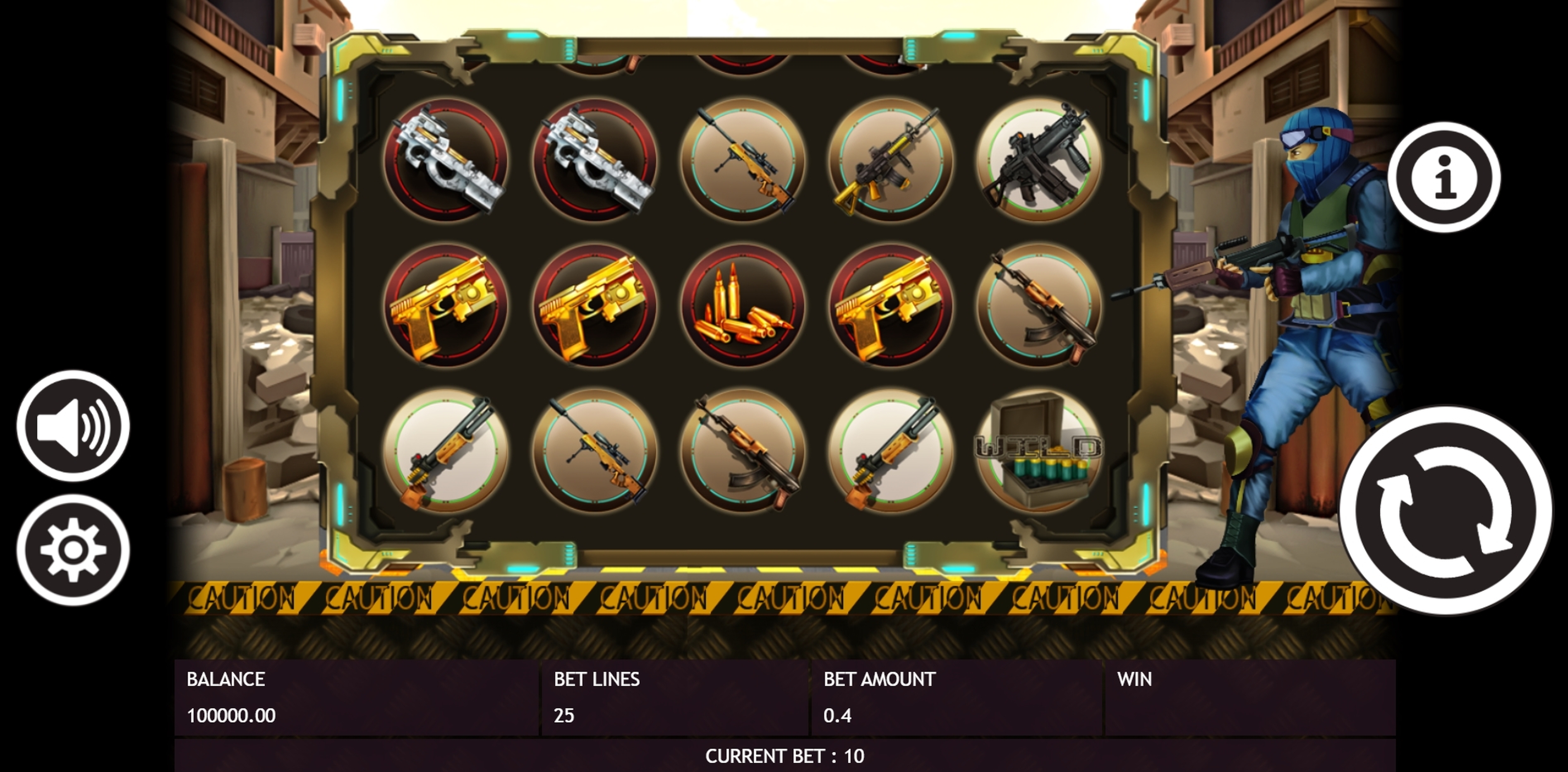 Reels in Special Forces Slot Game by Triple Profits Games