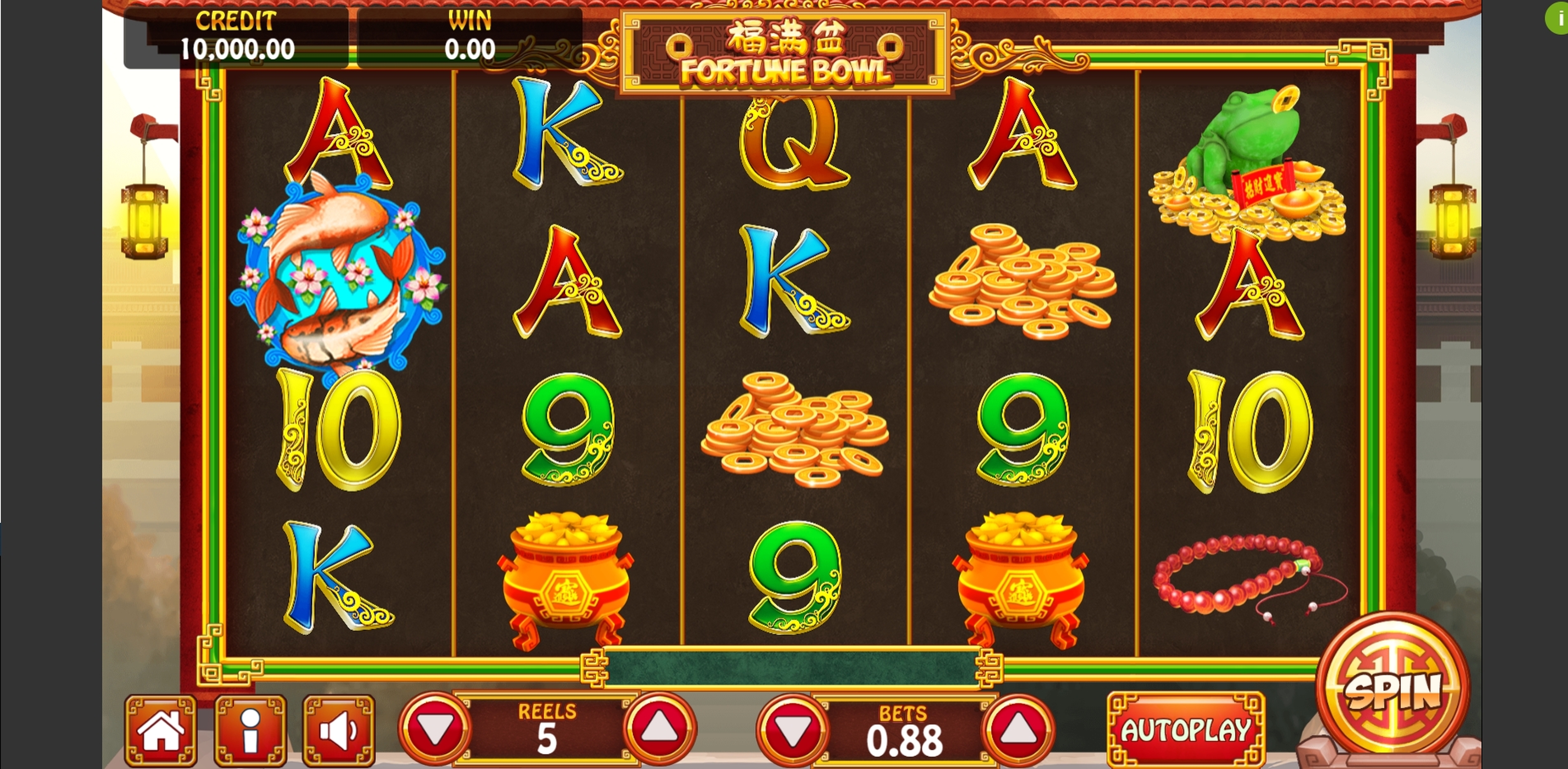 Reels in Fortune Bowl Slot Game by Vela Gaming