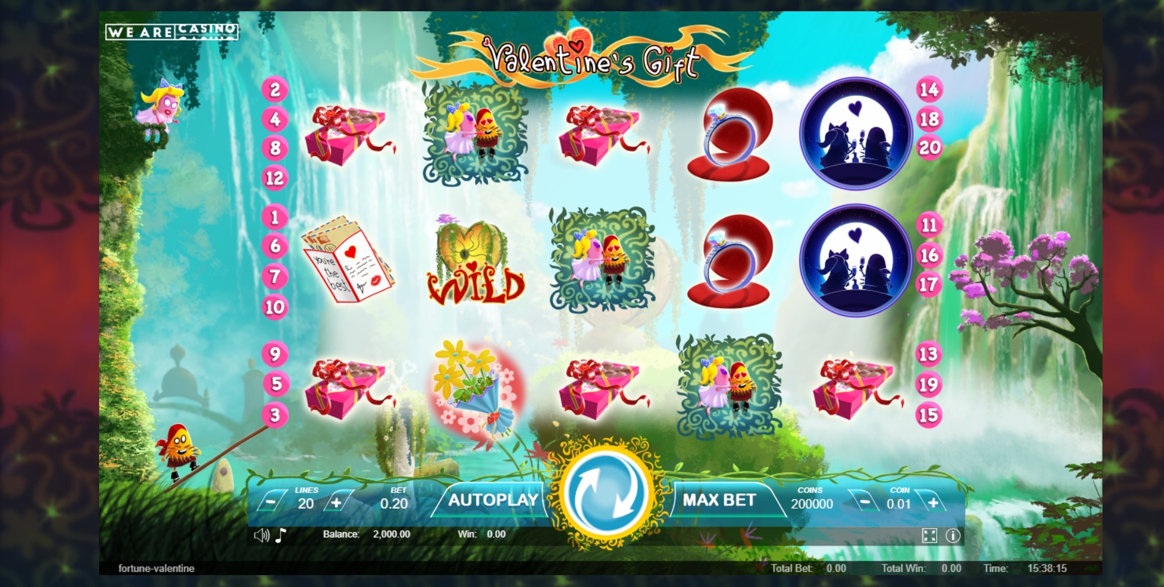 Reels in Valentine’s Gift Slot Game by We Are Casino
