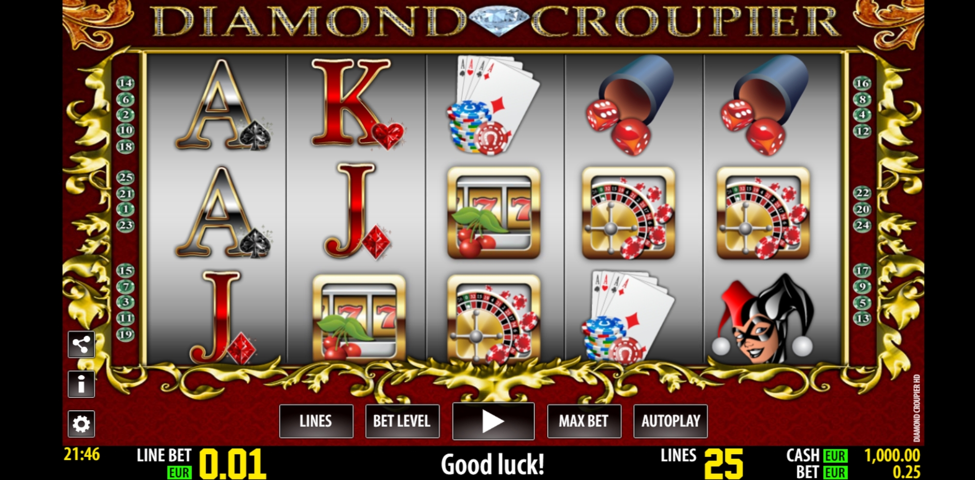 Diamond Croupier HD demo
