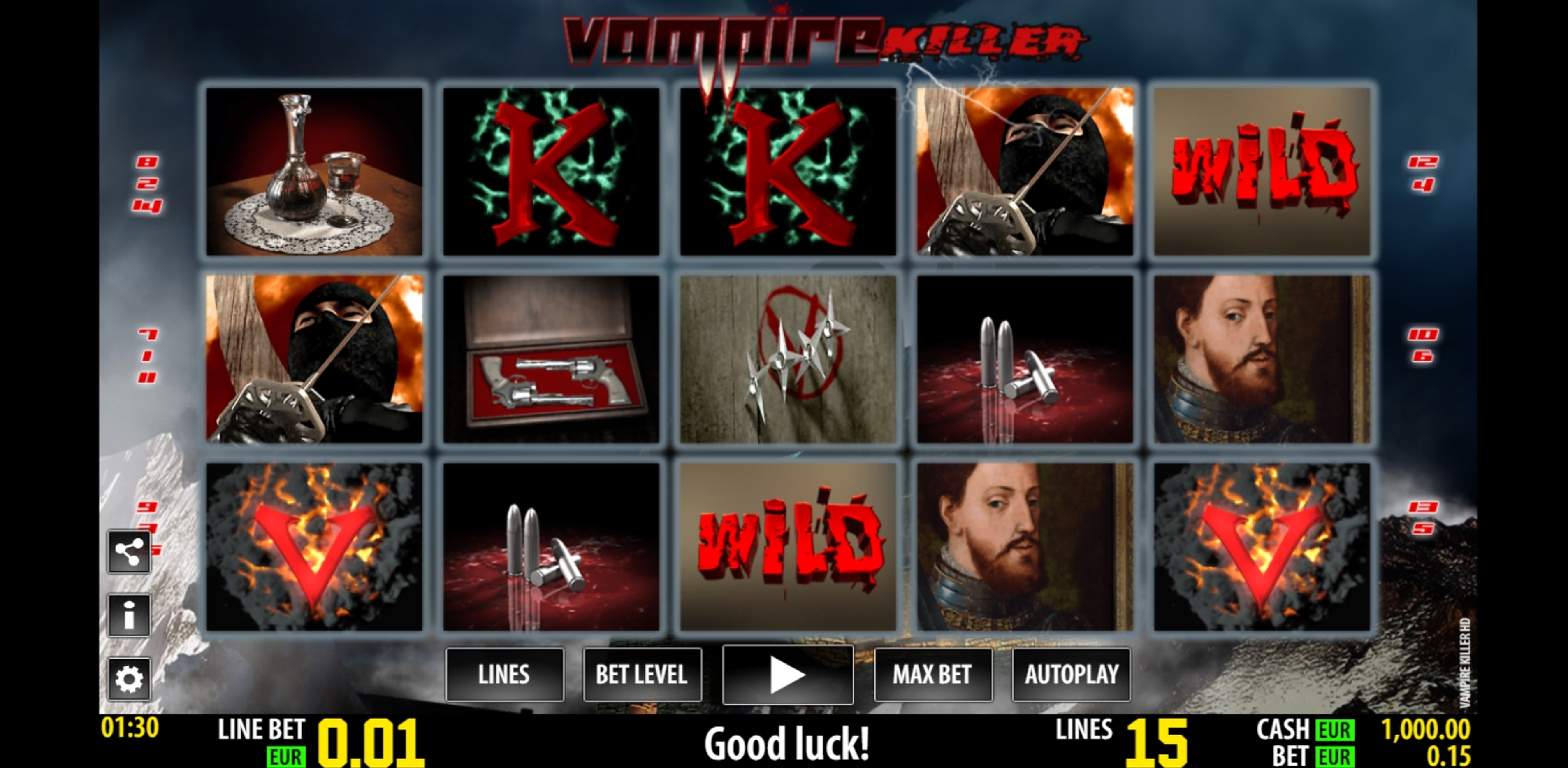 Reels in Vampire Killer HD Slot Game by World Match