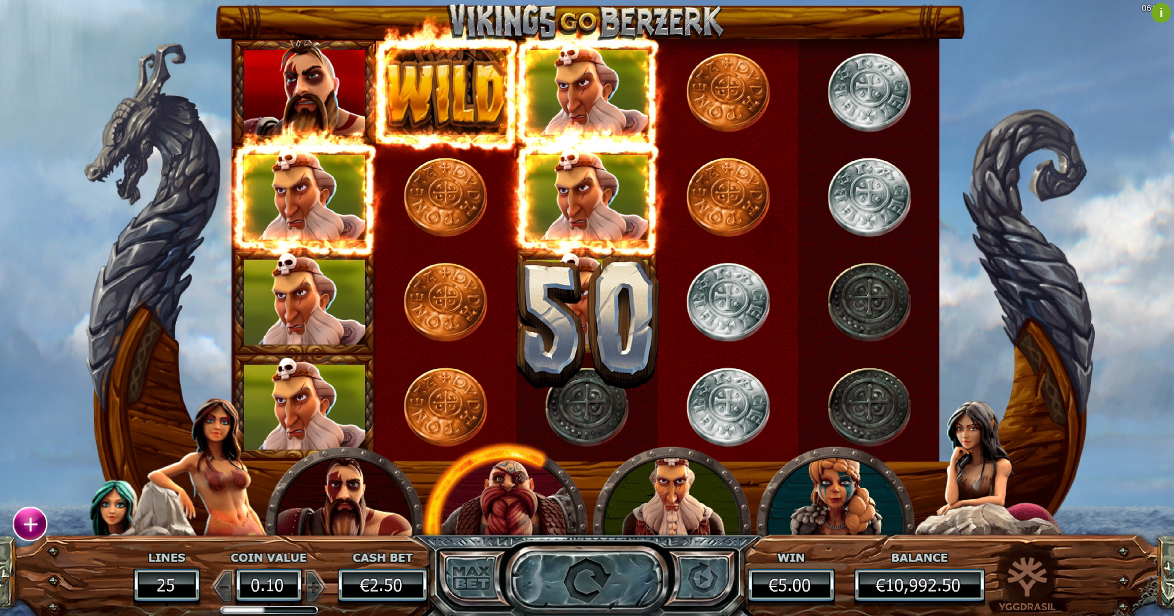 Win Money in Vikings Go Berzerk Free Slot Game by Yggdrasil Gaming
