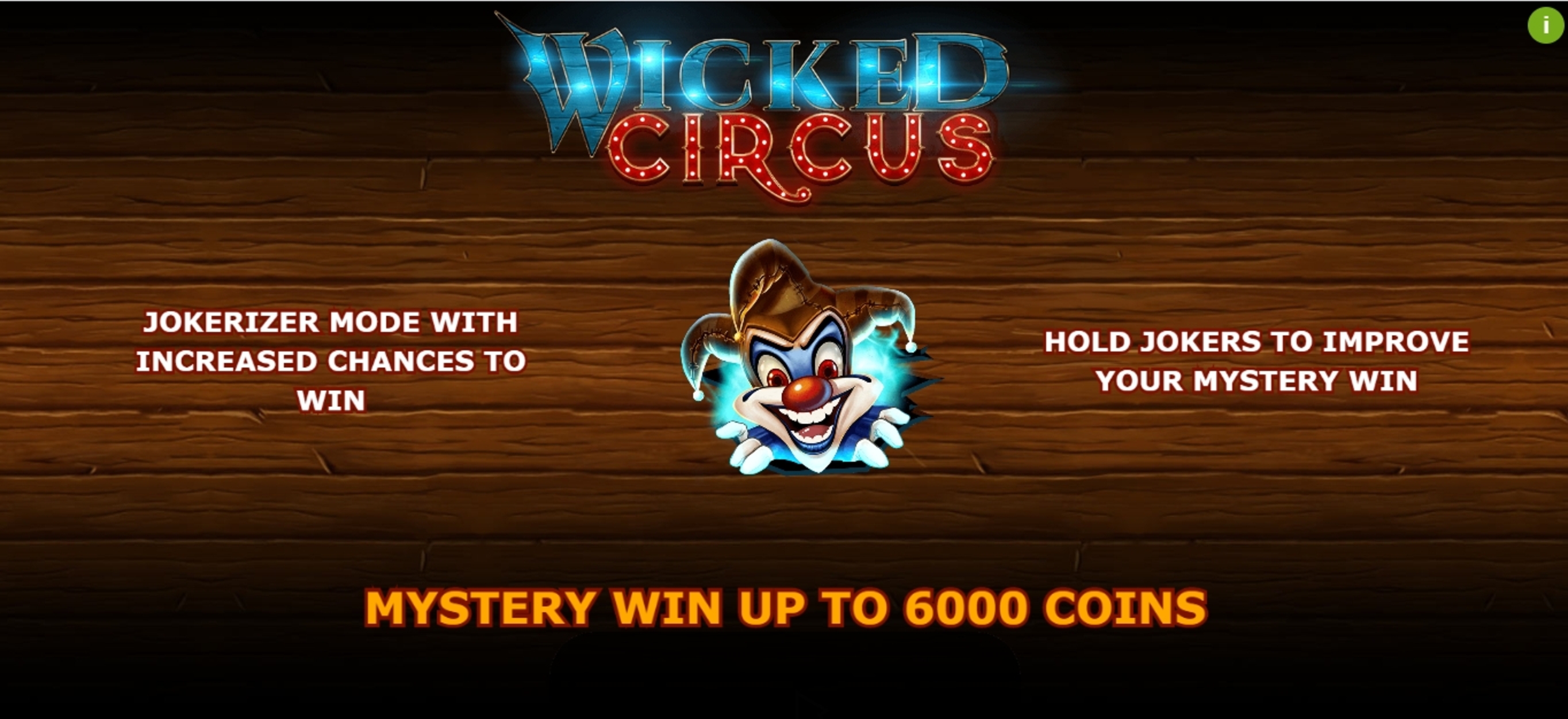 Play Wicked Circus Free Casino Slot Game by Yggdrasil Gaming